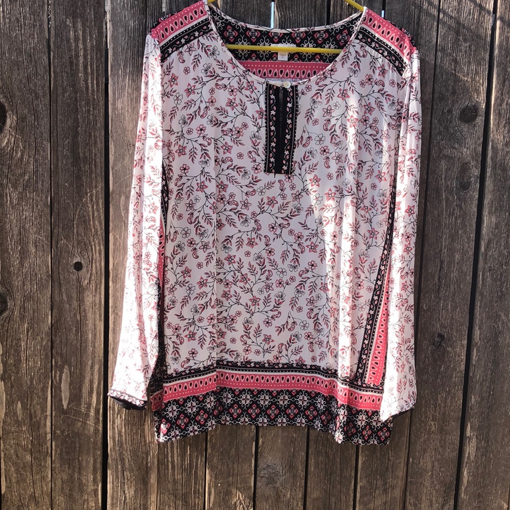 J.Jill Floral Tunic